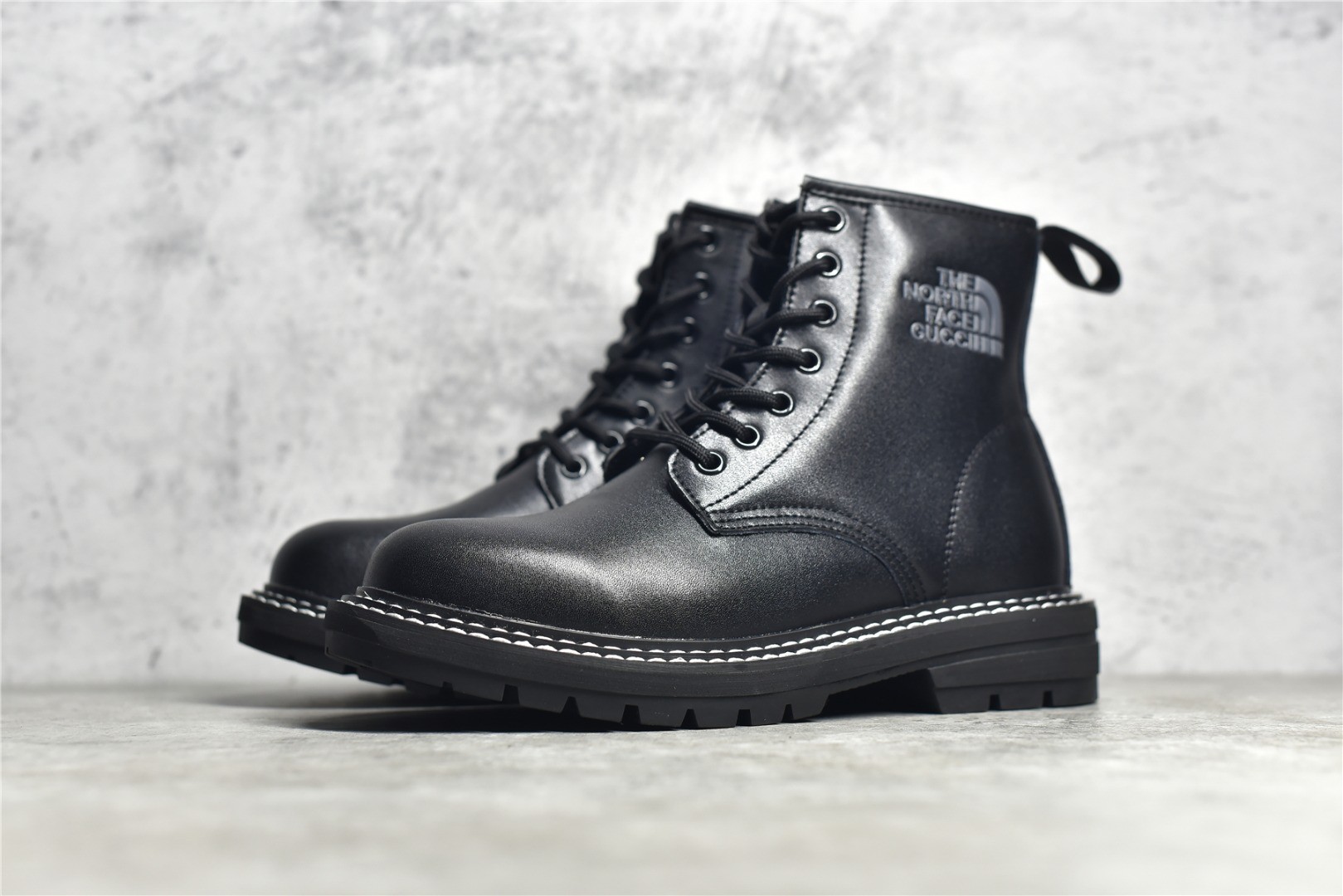 The North Face x Gucci collaboration Dr. Martens boots
