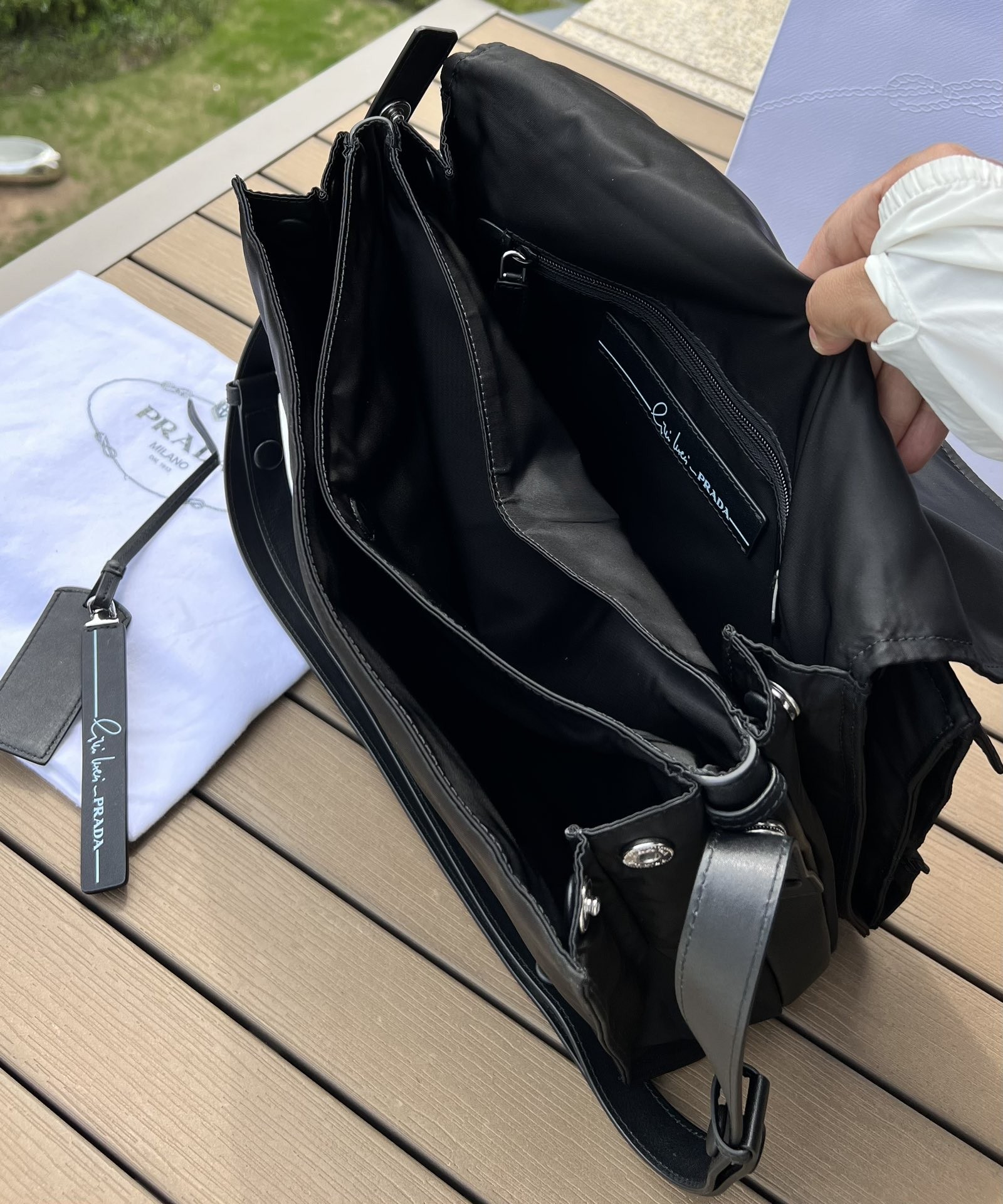 Prada messenger bag