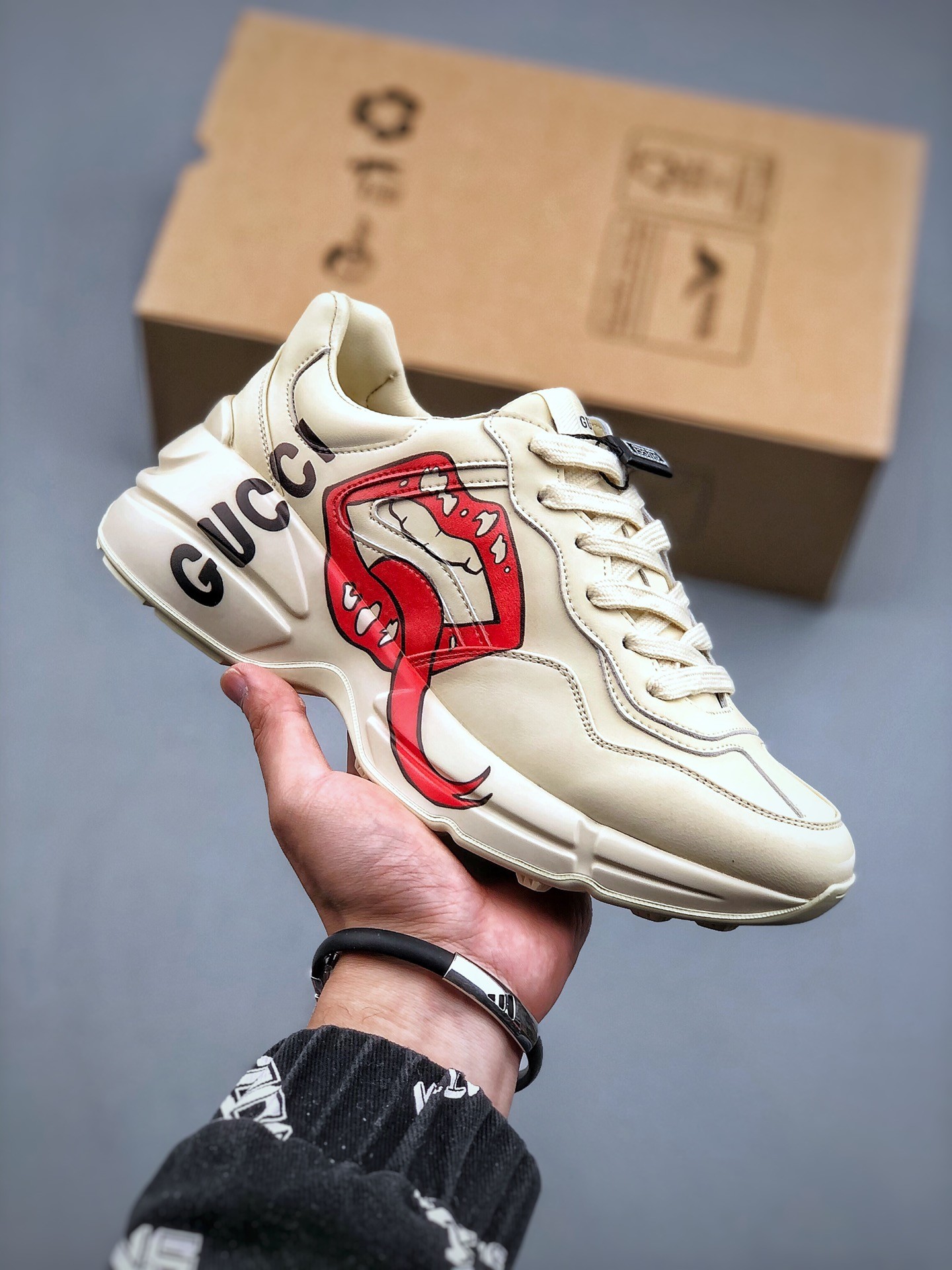 Gucci Rhyton x MLB New York Yankees Collaboration Dad Shoes