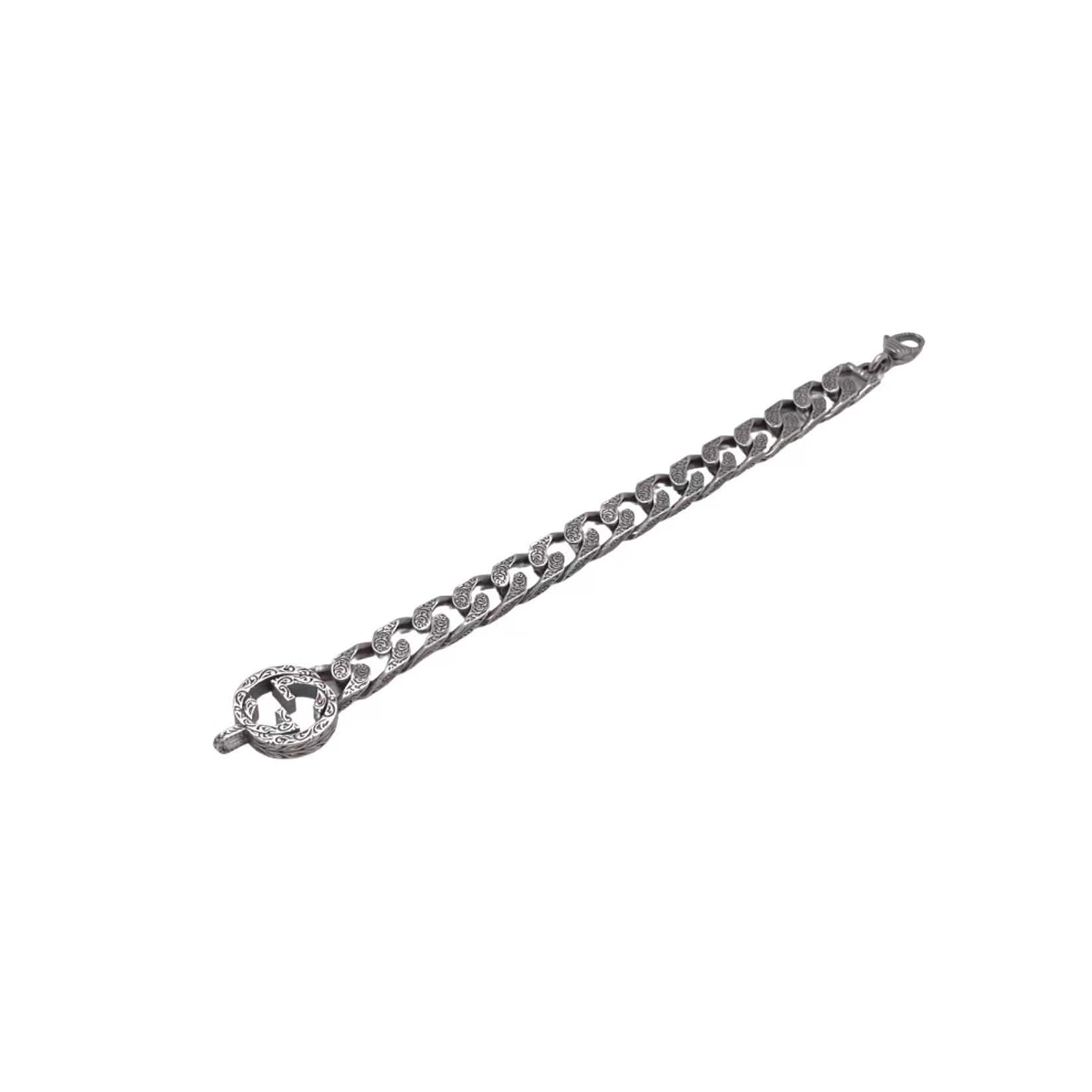 Gucci double G engraved bracelet