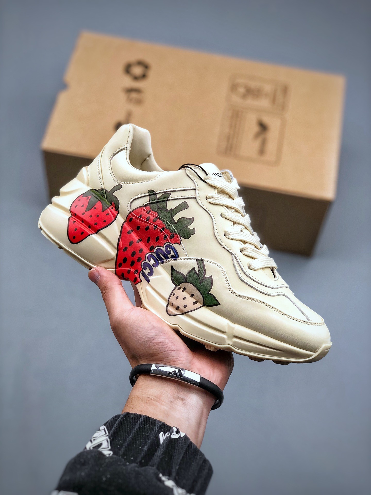 Gucci Rhyton x MLB New York Yankees Collaboration Dad Shoes