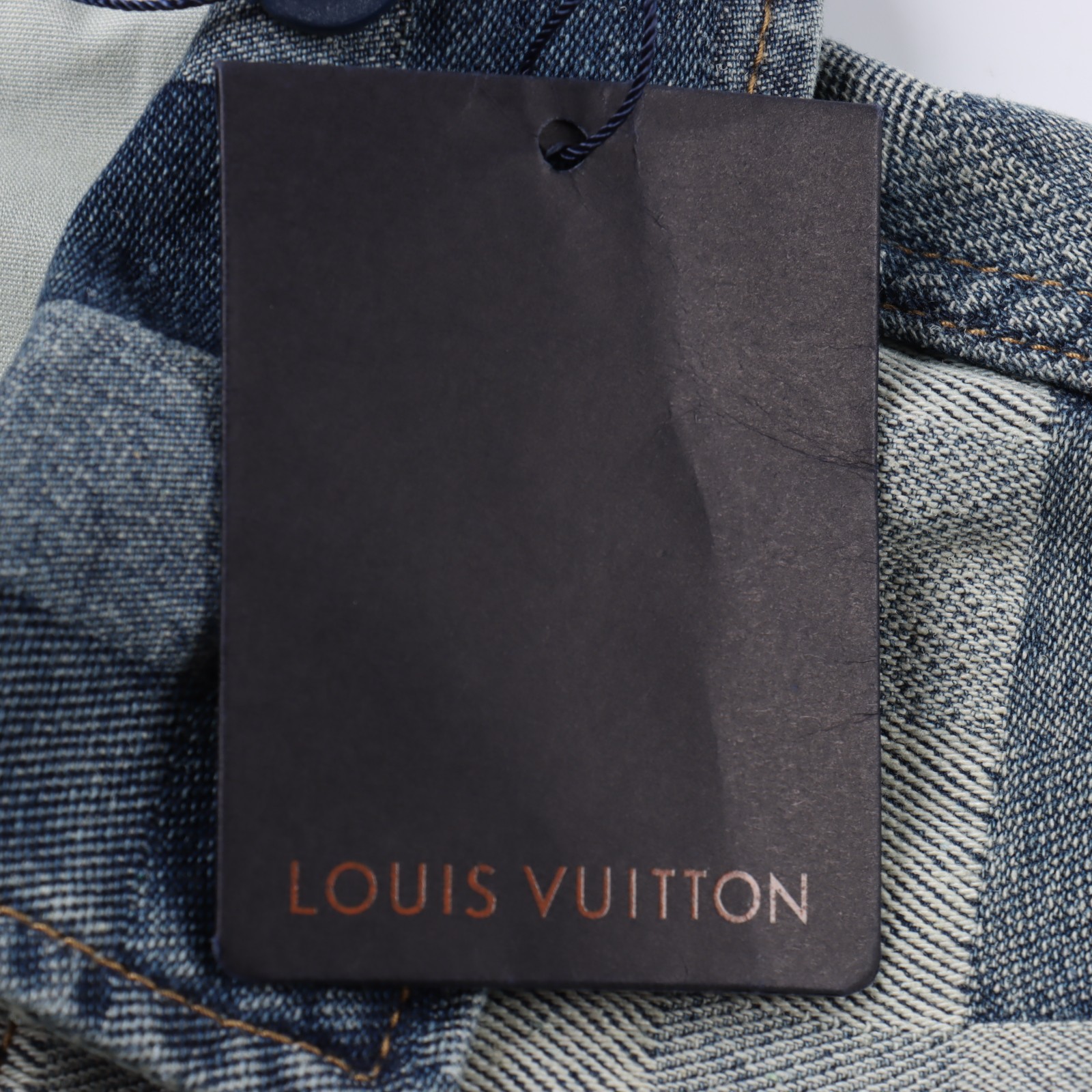 Louis Vuitton 24ss mosaic checkerboard denim jacket