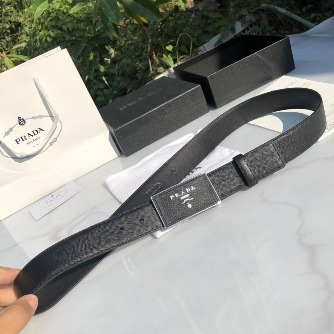 Prada men's belt