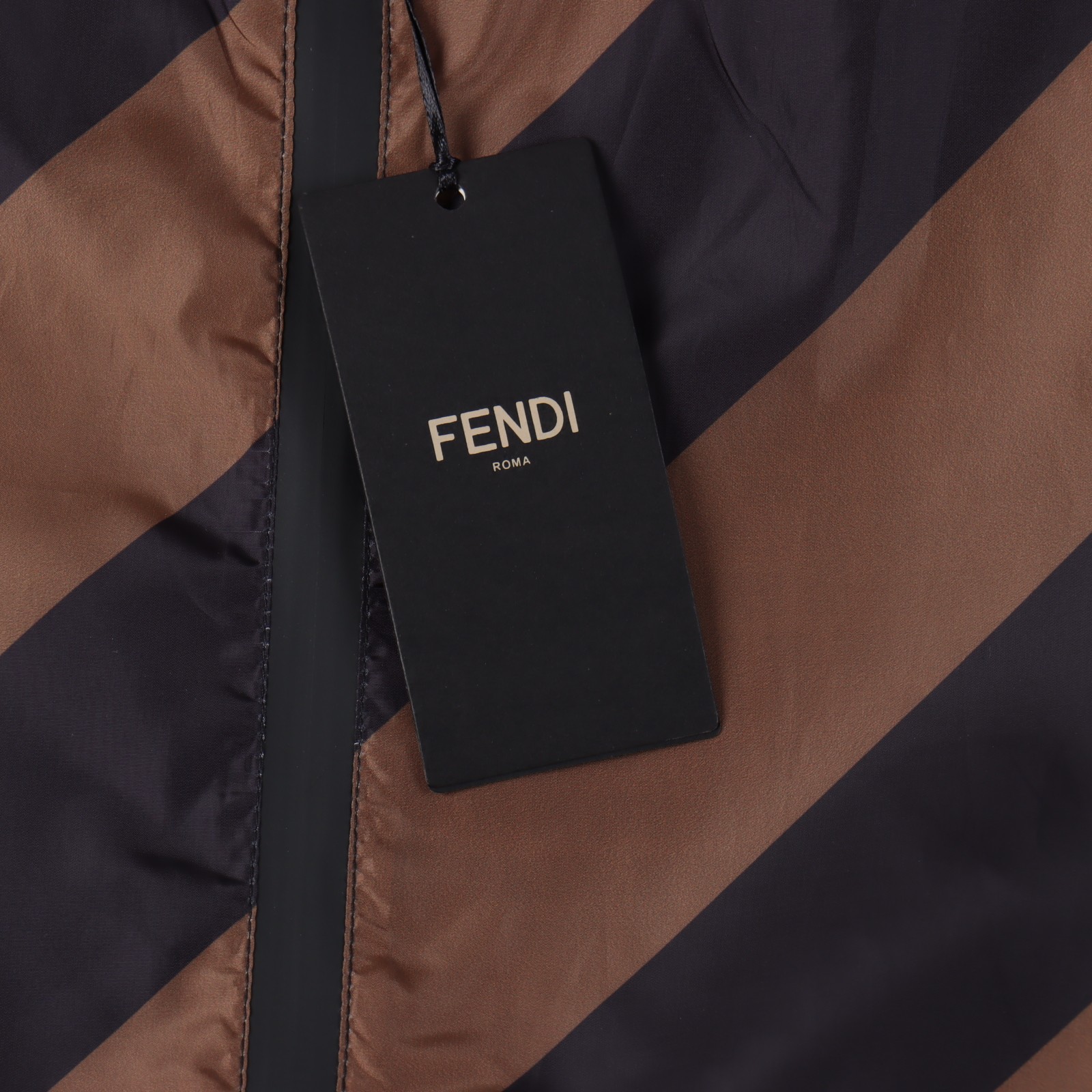 Fendi full printed logo double-sided jacket,