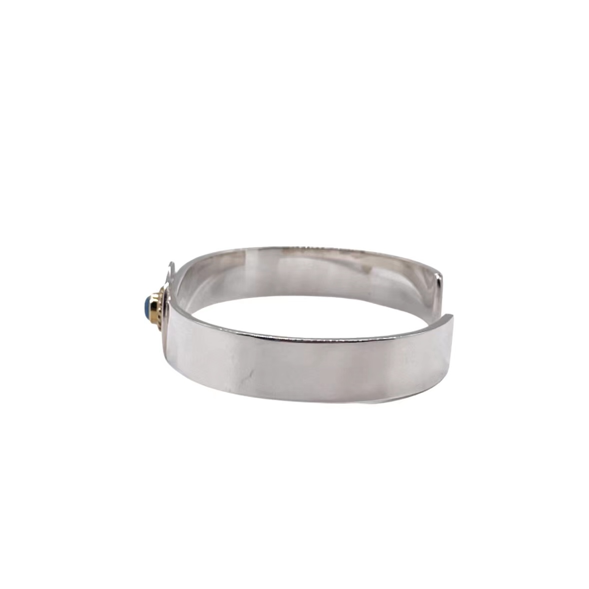 Goro's Takahashi Goro Cross Wheel Turquoise Bracelet
