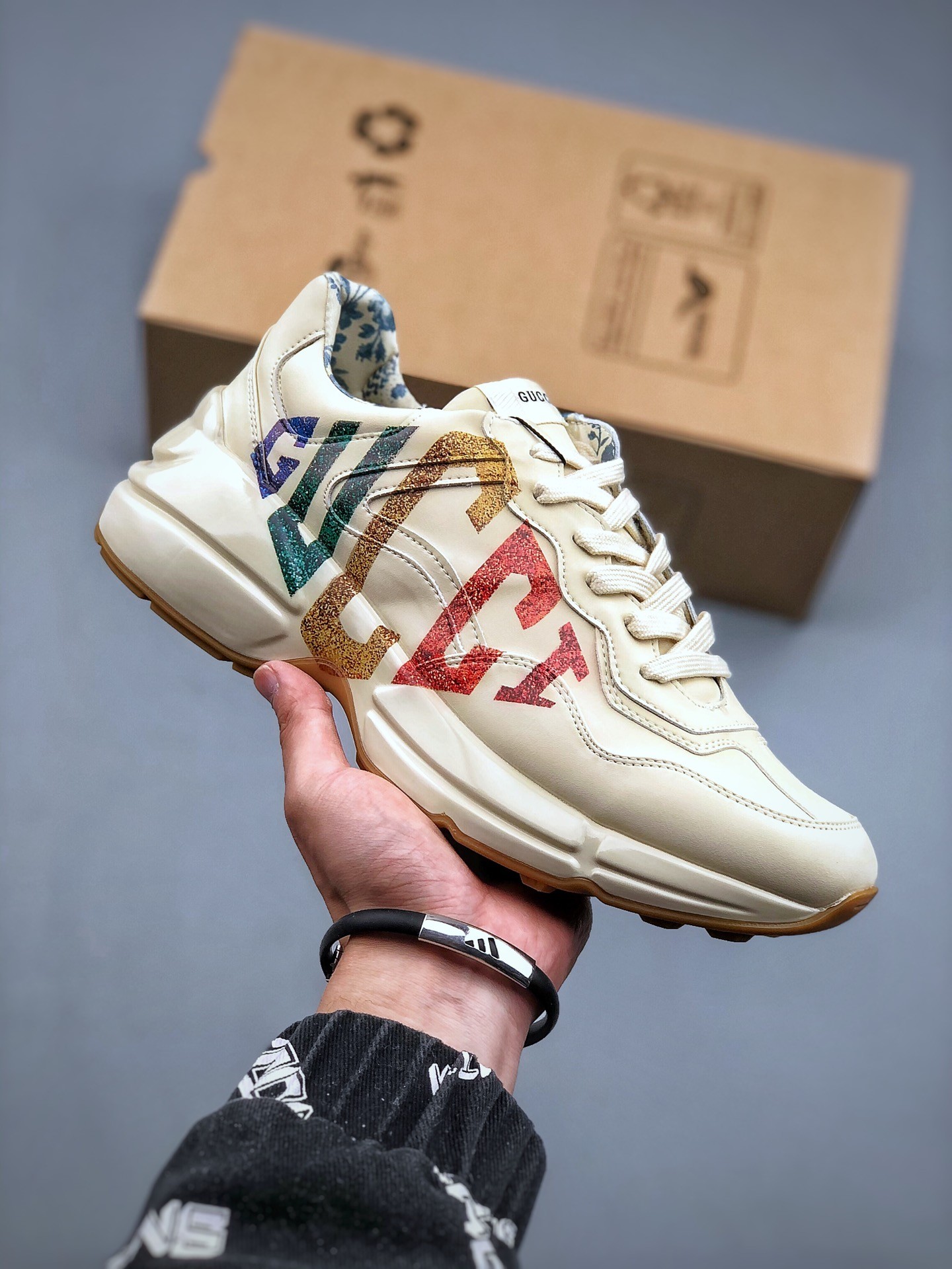 Gucci Rhyton x MLB New York Yankees Collaboration Dad Shoes