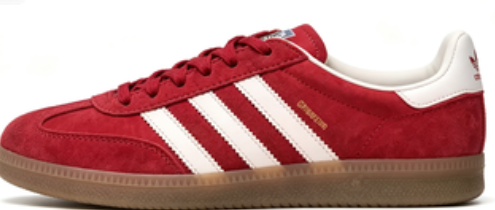 Adidas Clover Gazelle series red casual board shoes
