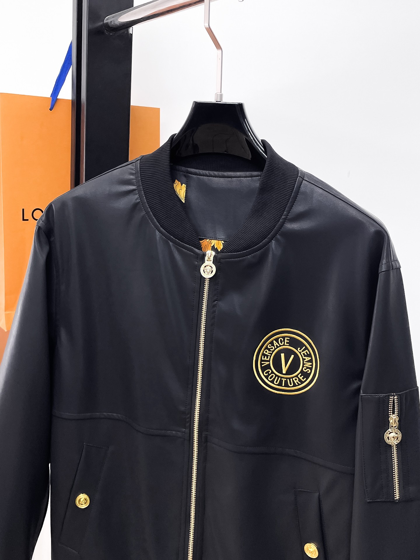 Versace 2026SS New Men's Leather Jacket