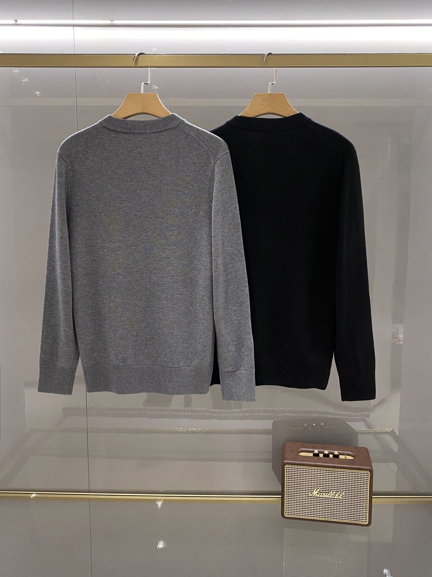VERSAC*E Men's Premium Quality Crew Neck Wool Sweater