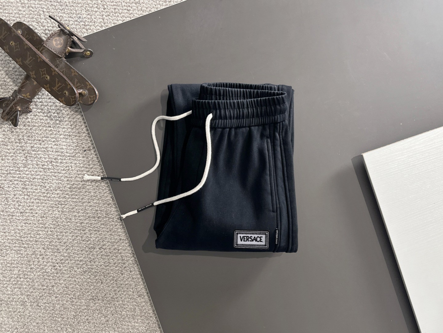 Versace 2025 Winter New Elastic Waist Casual Pants