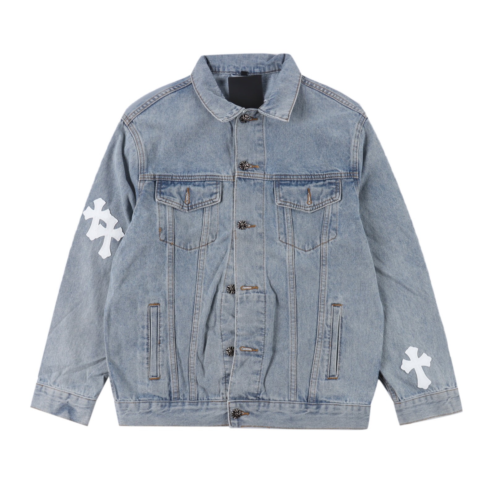 Chrome Hearts Cross-Back Denim Jacket