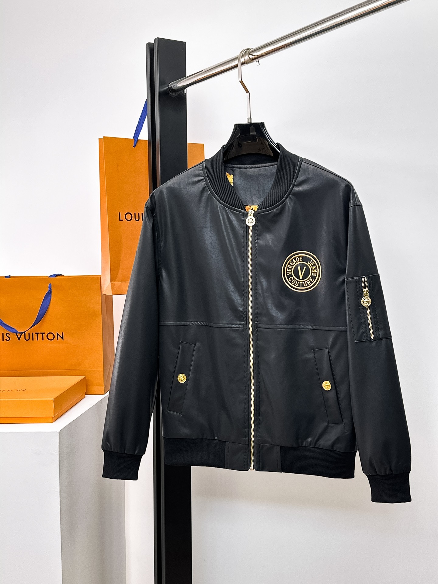 Versace 2026SS New Men's Leather Jacket