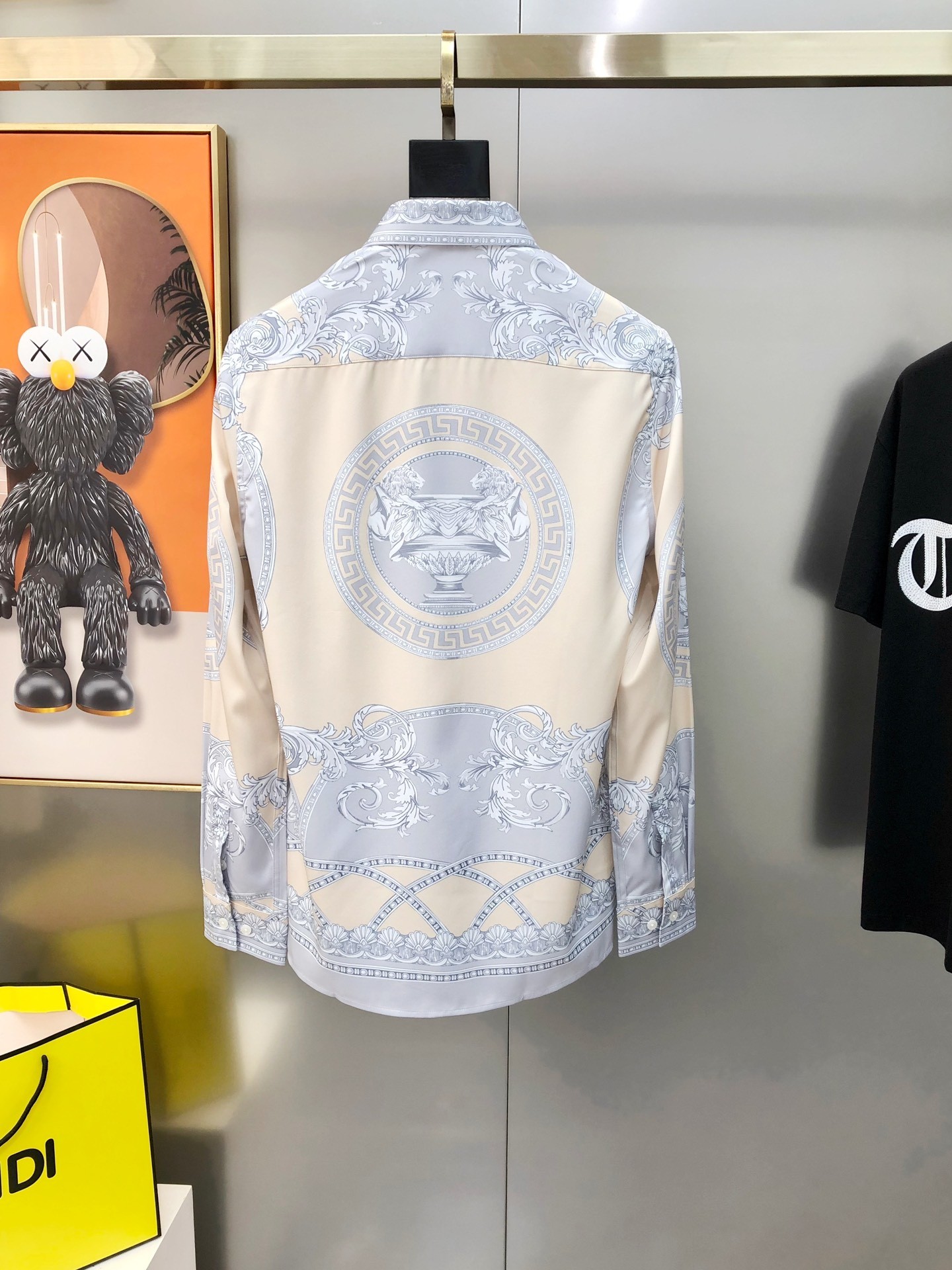 Versace 2025 New Men's Casual Long-Sleeved Shirt