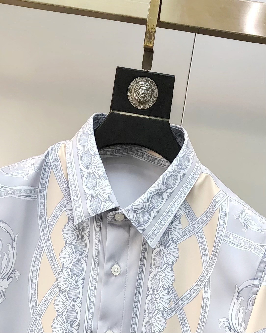 Versace 2025 New Men's Casual Long-Sleeved Shirt