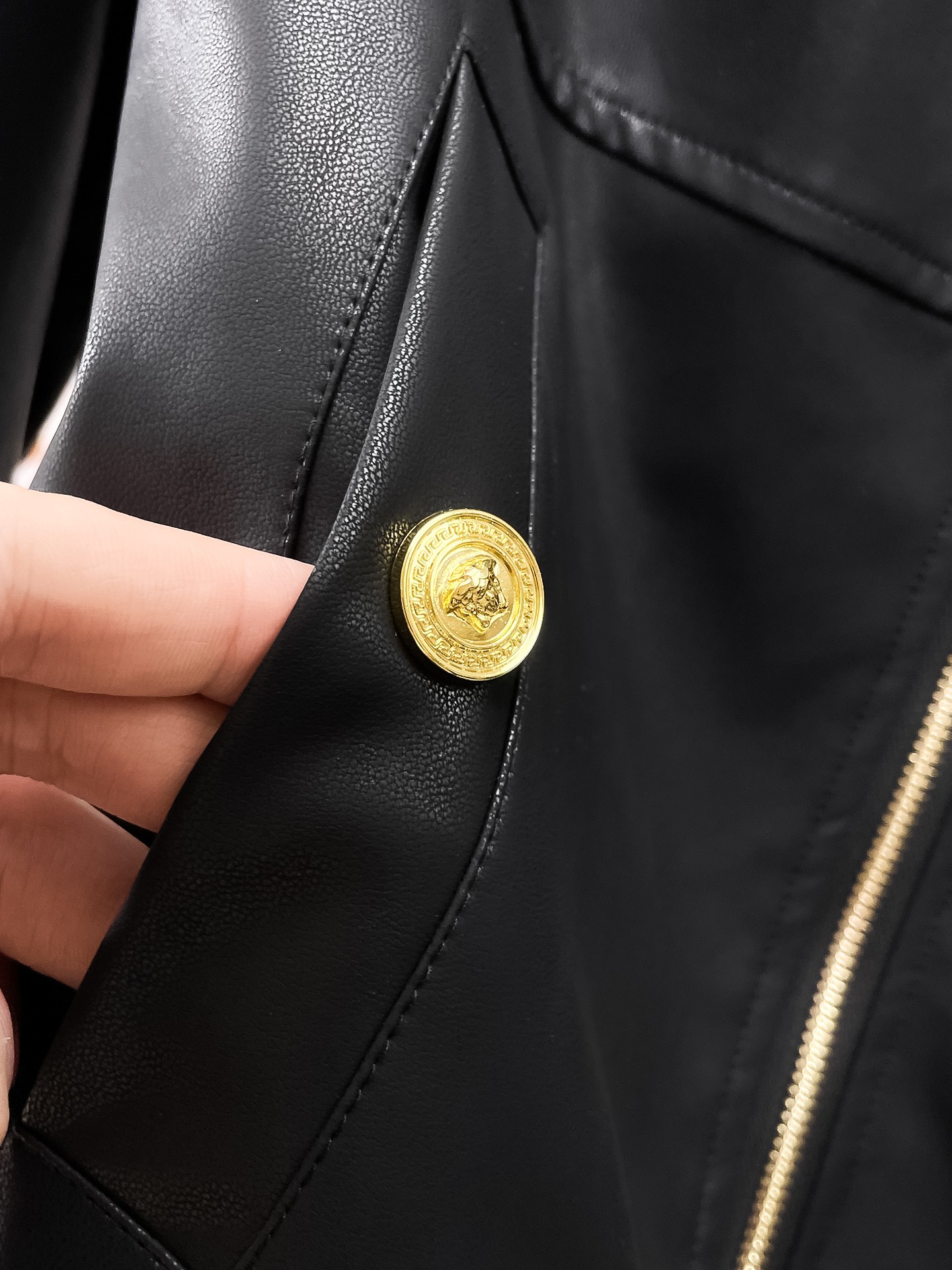 Versace 2026SS New Men's Leather Jacket