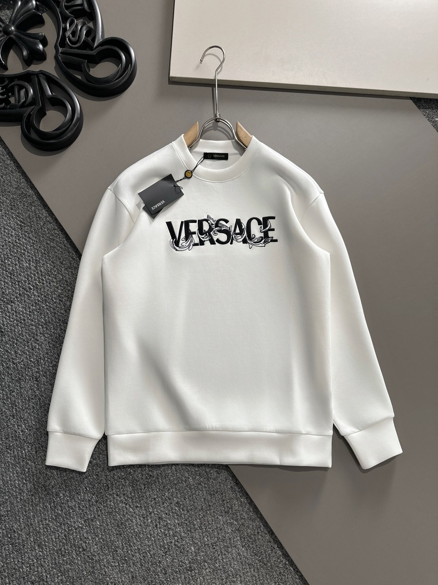 Versace 2025 Latest Space Cotton Sweatshirt