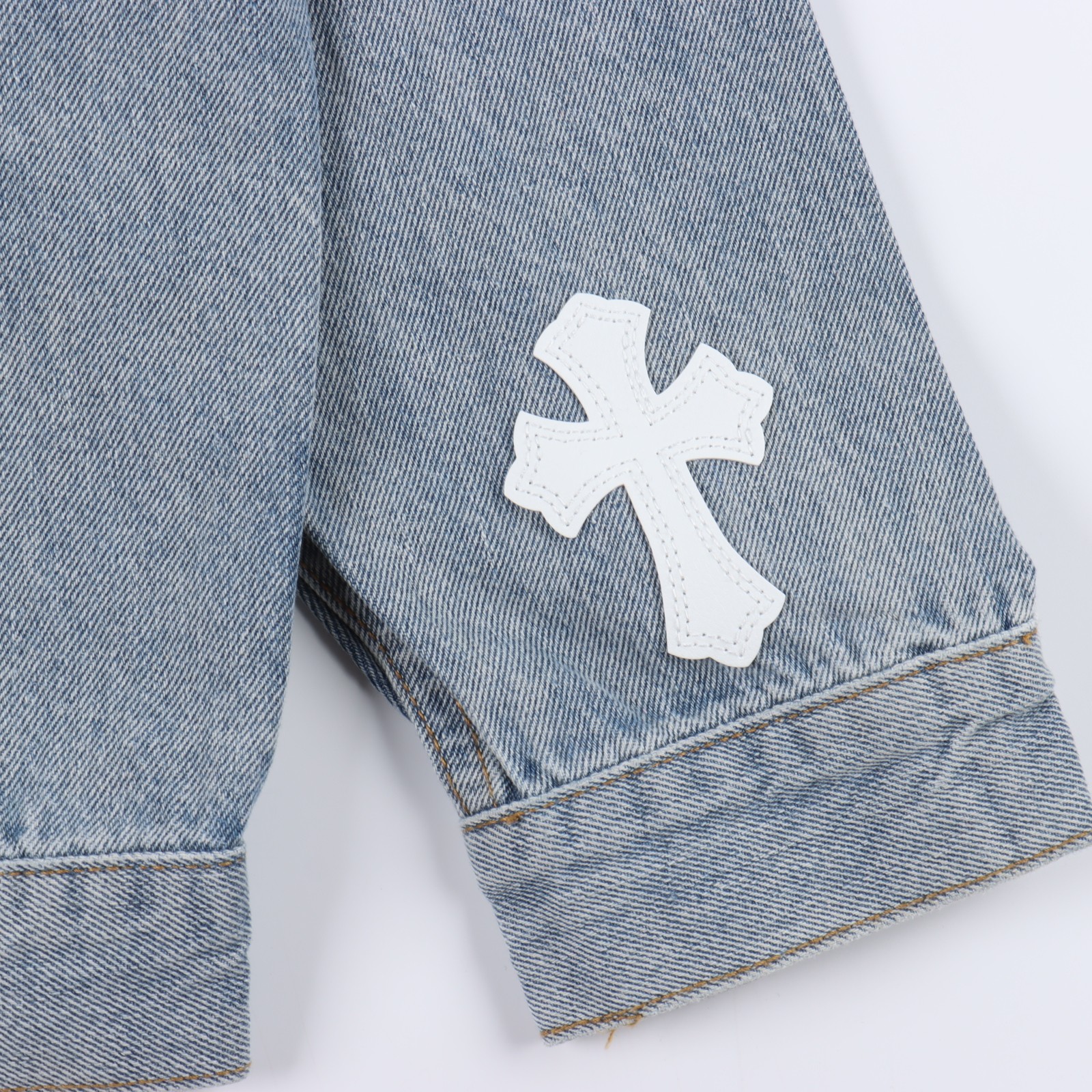 Chrome Hearts Cross-Back Denim Jacket