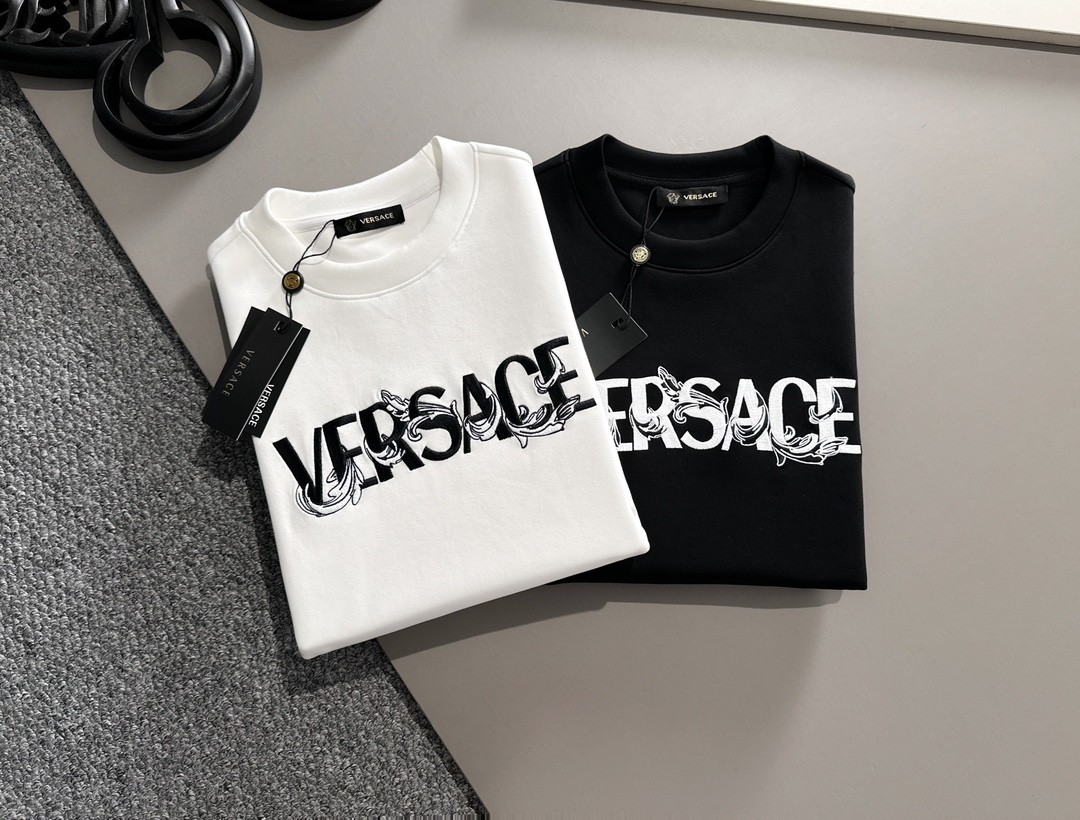 Versace 2025 Latest Space Cotton Sweatshirt