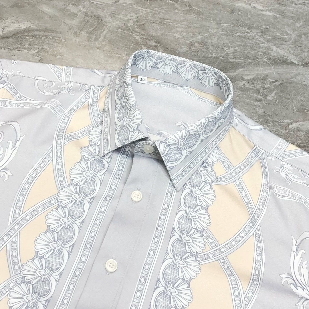 Versace 2025 New Men's Casual Long-Sleeved Shirt